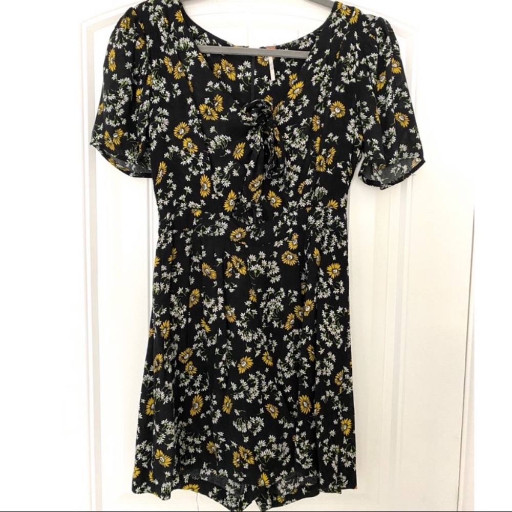 Free People Floral Romper